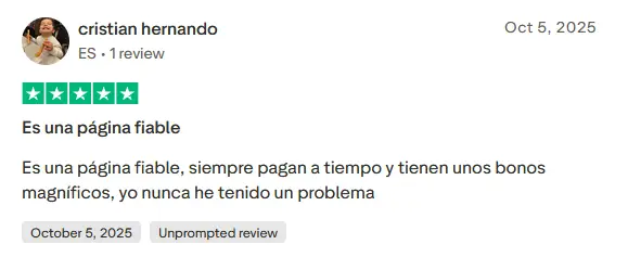 retroalimentación de Cristian